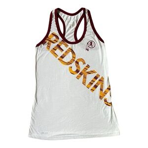 Nike NFL Washington Redskins Women’s Jersey Tank Dri Fit White Red Size XS